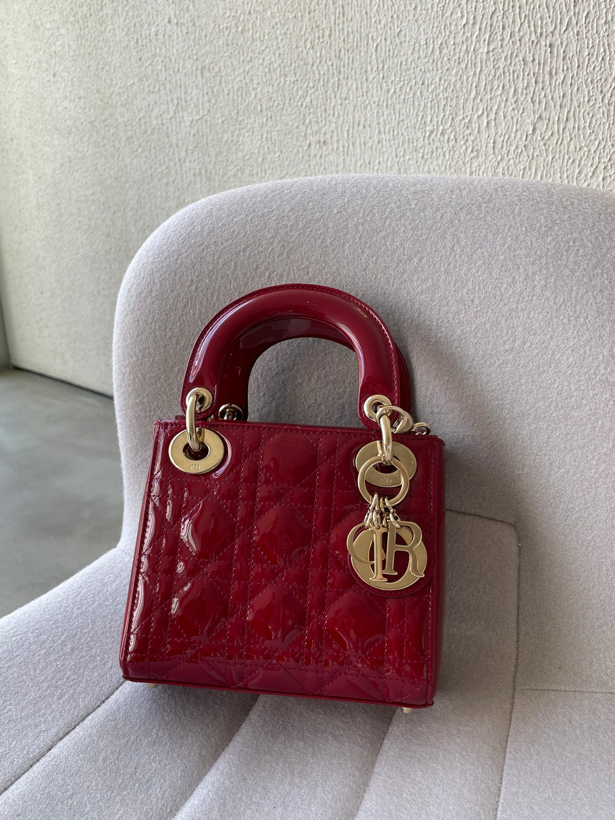 Dior Lady Mini Cherry – YourBagsy