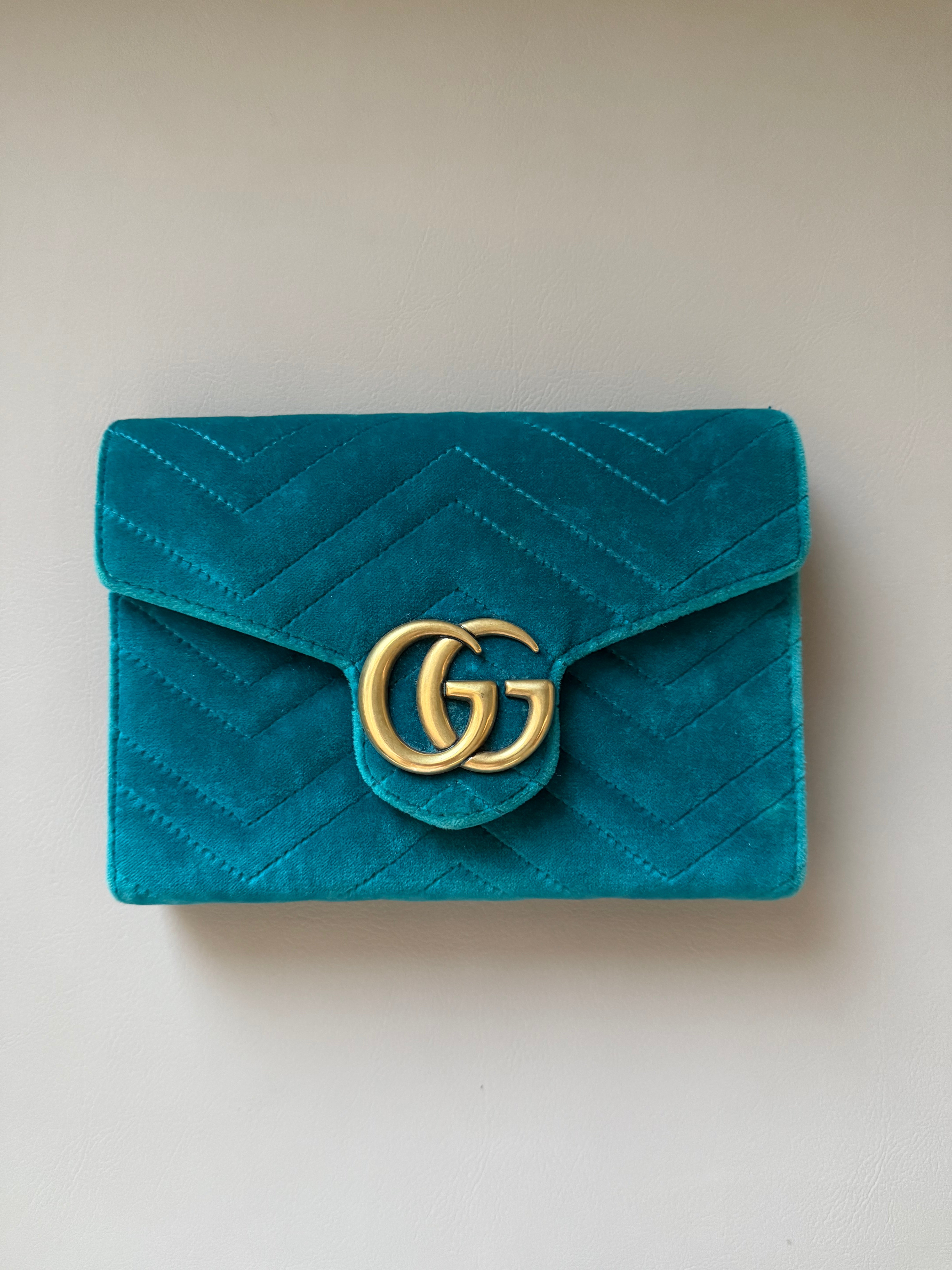 Gucci Turquoise Velvet