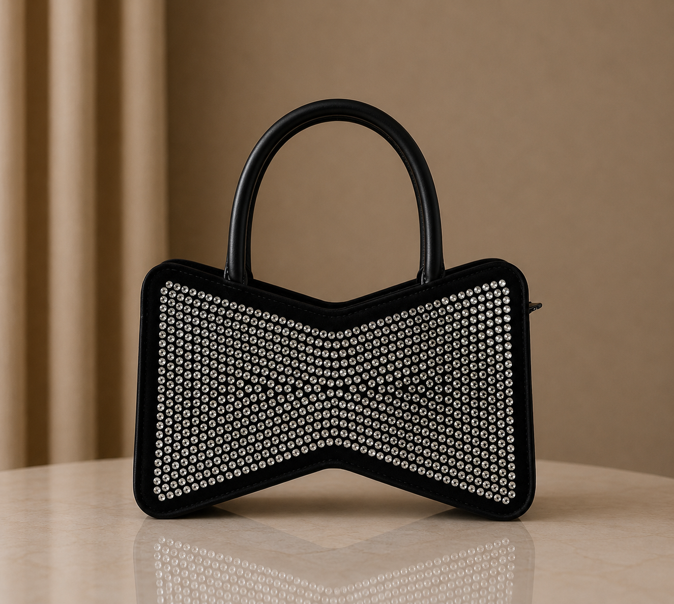 Mach & Mach Crystal Bow Bag