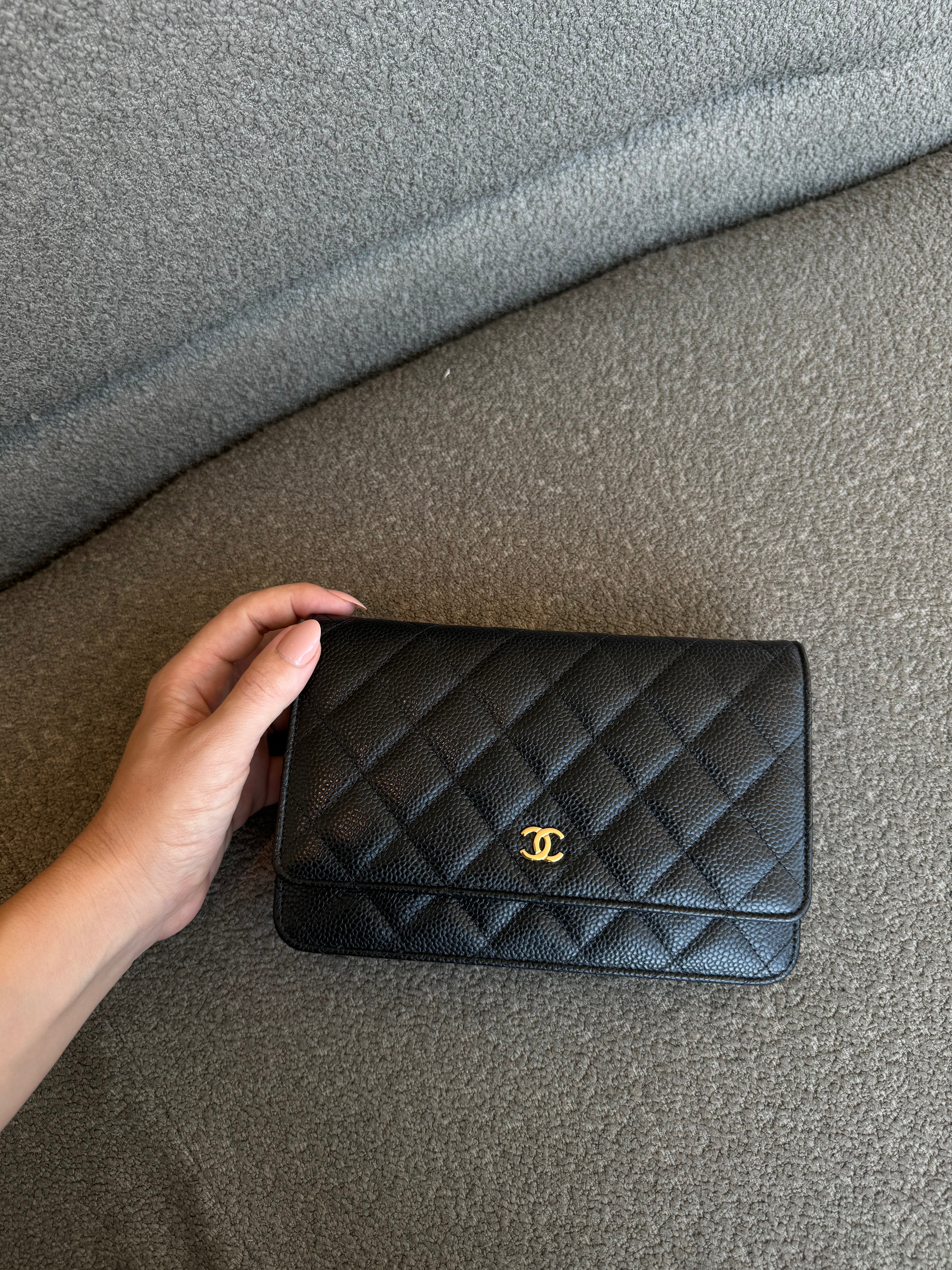 Chanel wallet on Chain black Bag