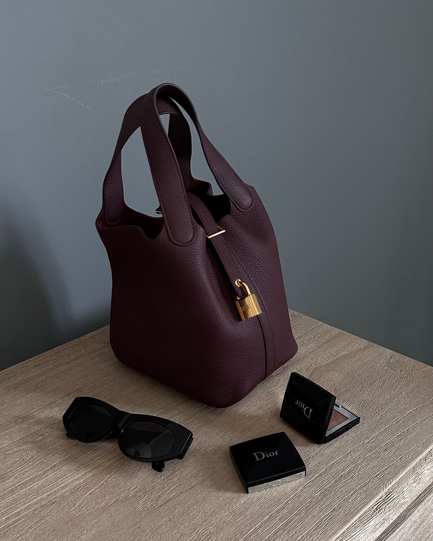 Hermès Picotin 18 Burgundy