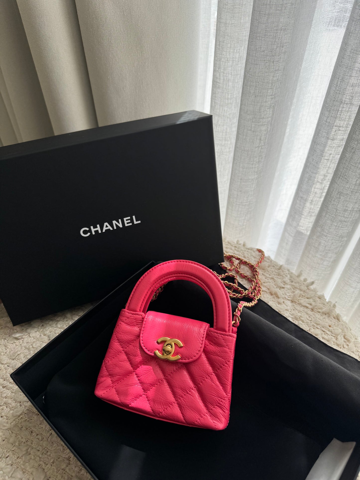 Chanel Micro Nano Hot Pink