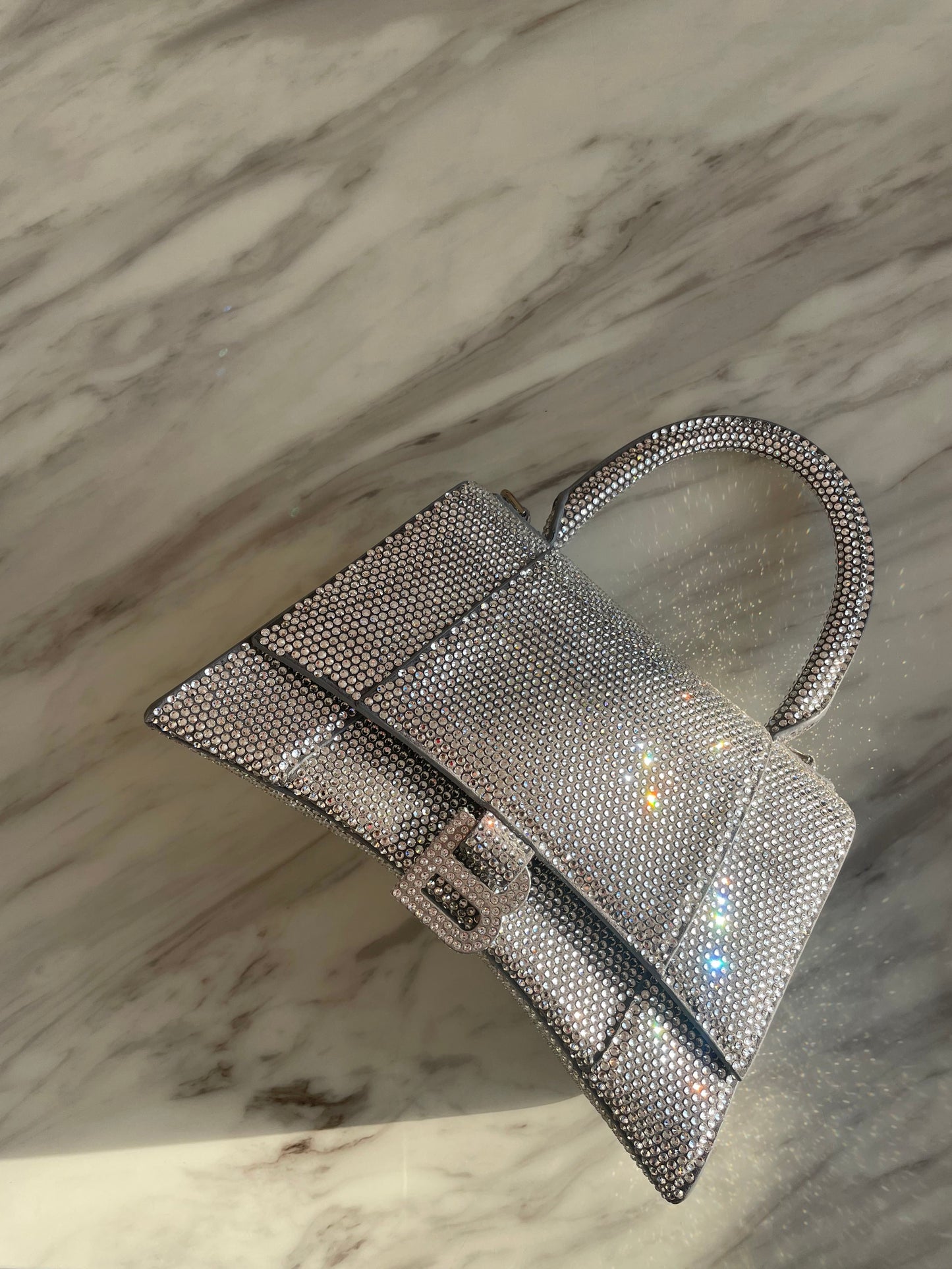 Balenciaga Silver XS Bag