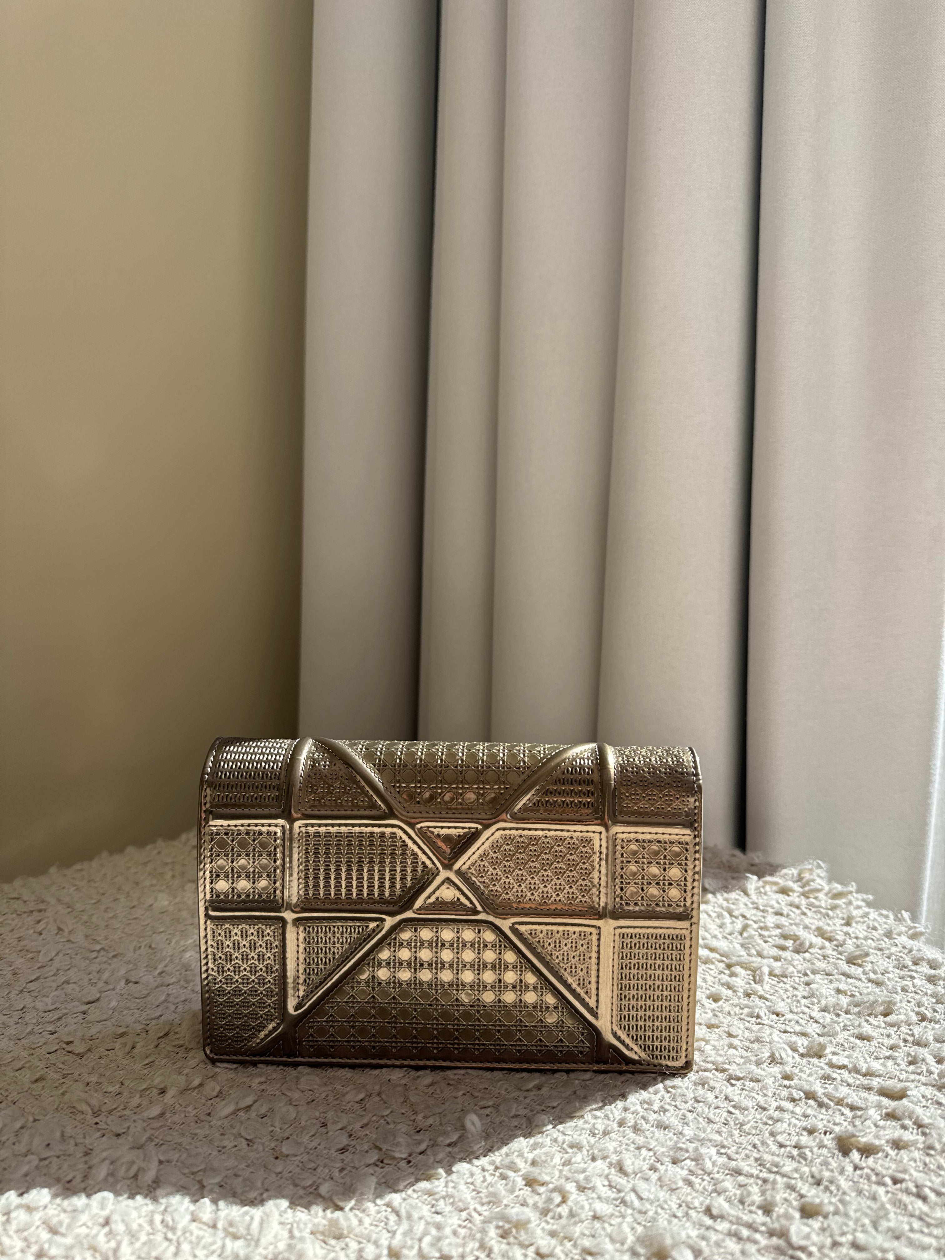 Dior Gold Diorama Bag