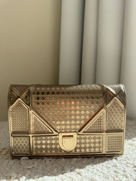 Dior Gold Diorama Bag